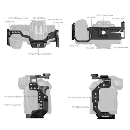 SmallRig 5954 - klatka do Canon EOS R6 Mark III / R6 Mark II - szczegóły